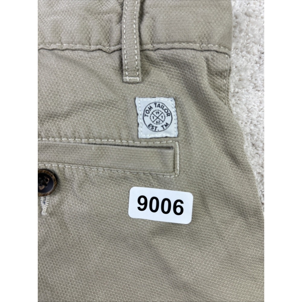 Tom Tailor Shorts Men 36 Khaki Josh Regular Slim Casual Stretch Cotton Preppy - Picture 11 of 11